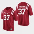 Sale - Red Kyndrich Breedlove #37 Ole Miss Rebels Men Official University Football Jersey