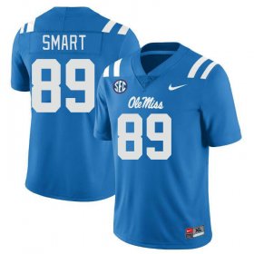 Sale - Powder Blue Jordan Smart #89 Ole Miss Rebels Men Stitched High School Jersey