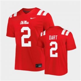 Sale - White Jaxson Dart #2 Ole Miss Rebels Untouchable Men Official College Football Jersey