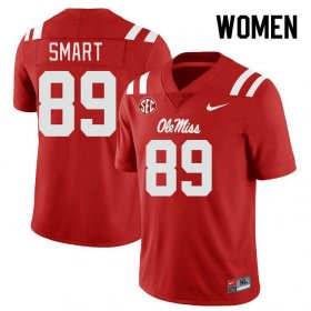 Sale - Red Jordan Smart #89 Ole Miss Rebels Women Alumni University Jersey