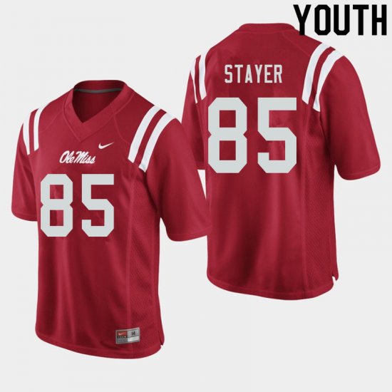 Sale - Red Owen Stayer #85 Ole Miss Rebels Youth Stitched NCAA Football Jersey